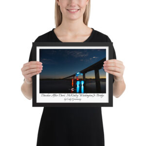 Dawhoo After Dark Poster (framed)